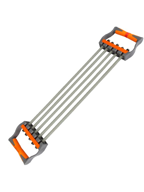 Chest Expander Puller Fitness Resistance Bands Adjustable Pull Strength Muscle Exerciser with 5 Tubes for Home Fitness Muscle Training
