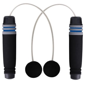 Ueasy Cordless Jump Rope With Anti-slip Memory Sponge Handles, Fitness Tangle Free Ropeless, For Home Office Bedroom Outdoors Crossfit Speed Jump Rope for Women Men Kids