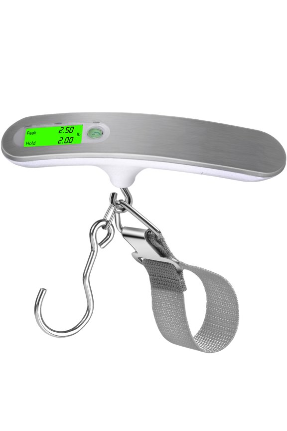 Digital Luggage Scale - 110LB/50KG Portable Weight with Backlit Display for Travel