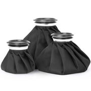 Ueasy Face Elbow Knee Ice Pack for Injuries, Refillable Ice Bag for Pain Relief Cold Compress Therapy for Swelling Bruises Surgery Wisdom Teeth Breastfeeding Headaches 3-Pack 6 9 11