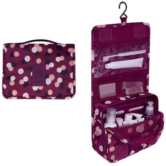 Ueasy Hanging Travel Toiletry Bag - Thanksgiving & Christmas Gift Idea, Waterproof Portable Cosmetic Organizer for Men Women
