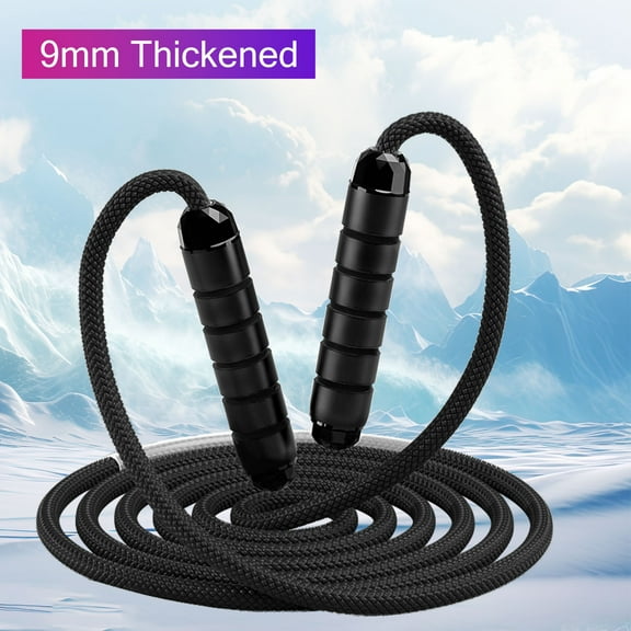 Ueasy Jump Rope, Adjustable Jump Ropes,Skipping Rope Tangle-Free Rapid Speed with Ball Bearings for Women Men Kids,Exercise & Slim Body Jumprope at Home School Gym