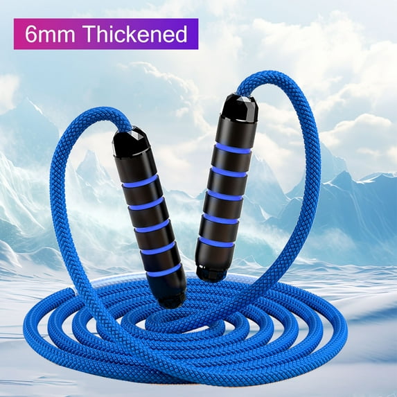 Ueasy Jump Rope, Adjustable Jump Ropes,Skipping Rope Tangle-Free Rapid Speed with Ball Bearings for Women Men Kids,Exercise & Slim Body Jumprope at Home School Gym