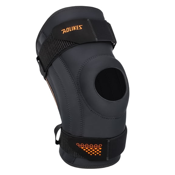 Ueasy Knee Brace with Side Stabilizers for Knee Pain Knee Support for Meniscus Tear Breathable Non Slip Adjustable Knee Wrap for Men and Women