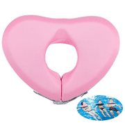 Ueasy Love Shaped Swimming Pool Floating with Locking Collar for Arm Release Training on Water Fun Neck Swimming Ring for Teens and Adults