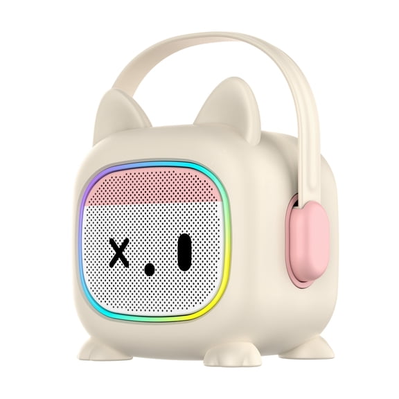 Ueasy Mini Karaoke Machine Toy - Thanksgiving & Christmas Gift, Portable Bluetooth Speaker with 2 Wireless Mics