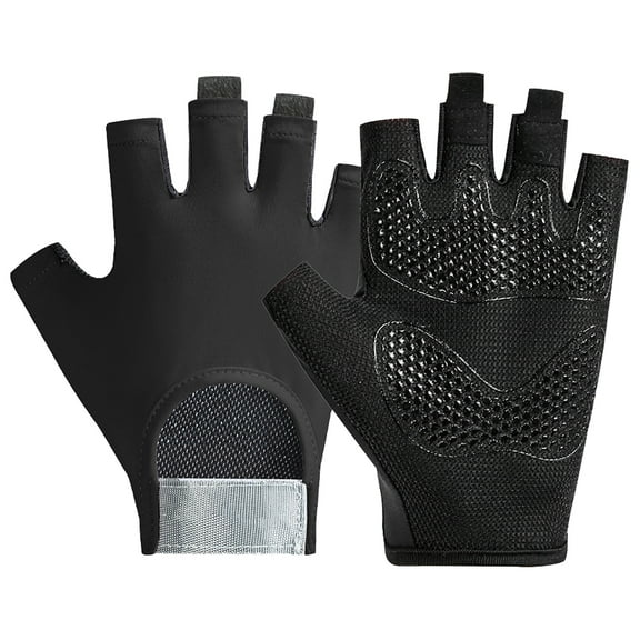 Ueasy Non-Slip Workout Gloves for Men Women - Breathable Quick-Dry Gym Gloves with Shock Absorption & Full Palm Protection, Ideal for Weightlifting, Cycling, Pull-Ups, Climbing