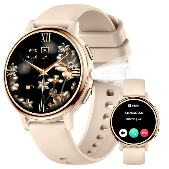 Ueasy Smart Watch for Men & Women - Bluetooth Call, LED Flashlight, 100+ Sports Modes, Health Tracker | Thanksgiving & Christmas Gift Pick