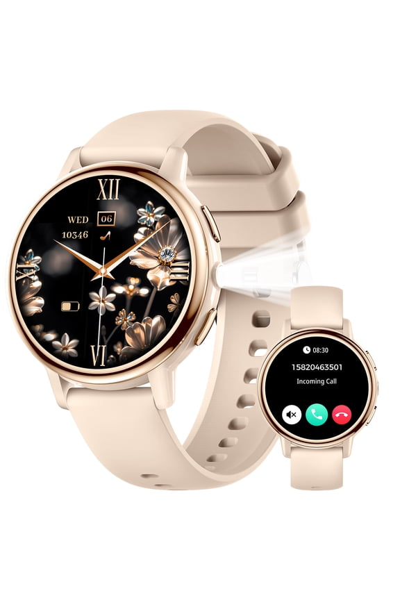 Ueasy Smart Watch for Men & Women - Bluetooth Call, LED Flashlight, 100+ Sports Modes, Health Tracker | Thanksgiving & Christmas Gift Pick