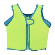 Ueasy Swimming Floatation Vest for Kids Neoprene Swim Vest Floatsy Jacket Swimsuit Green