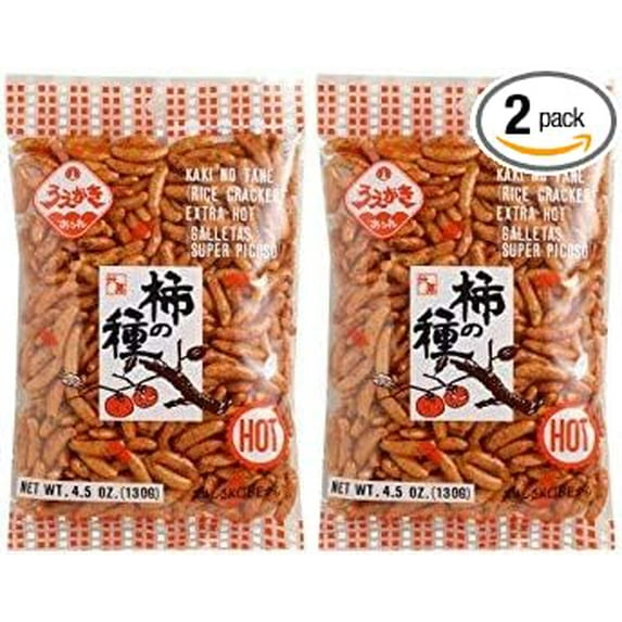 Uegaki Kaki No Tane Hot 4.5oz/130g (2pack)