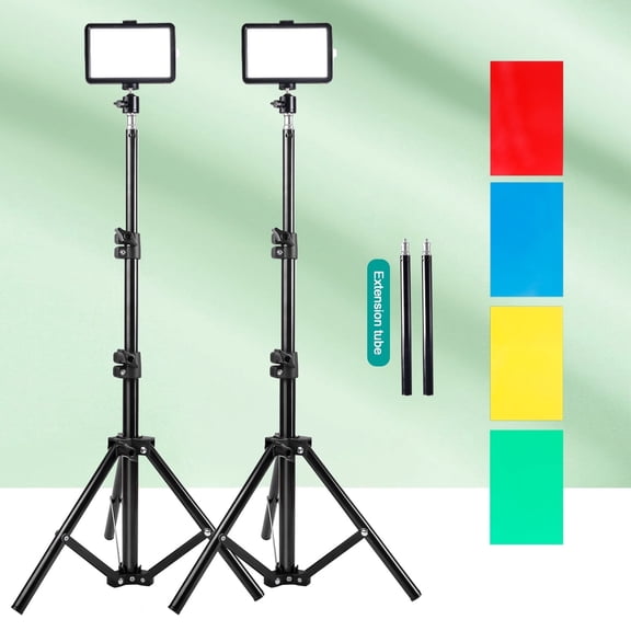 Uegogo fill light photography lighting studio dedicated LED beauty photo soft light 6 inch portable square camera(two)