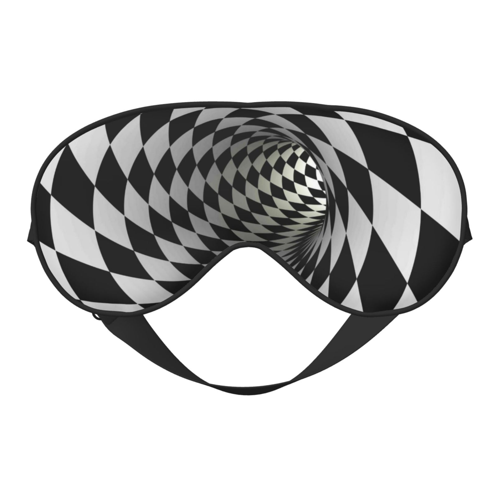 Uemuo 3D Vortex Illusion Pattern Sleep Eye Mask - Light Blocking Sleep ...