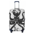 thumbnail image 1 of Uemuo Abstract Ink Octopus Printed Washable Luggage Cover - Fashion Suitcase Protector Fits 18-32 Inch Luggage -Medium, 1 of 9