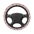 thumbnail image 1 of Uemuo Abstract Leopard Print Printed Car Elastic Steering Wheel Cover - Universal Car Accessory for Diverse Cars Anti-Slip, and Comfortable- 15", 1 of 8