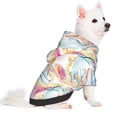 thumbnail image 1 of Uemuo Abstract Marble Texture for Winter Dog Hoodie Sweatshirts with Pockets Warm Dog Clothes for Small Dogs Chihuahua-Large, 1 of 8