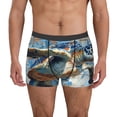 thumbnail image 1 of Uemuo Abstract Sea Turtle Pattern Men's Boxer Briefs,Trunk Anti-Chafing,Comfortable, Durable, and Stylish Underwear-X-Large, 1 of 9