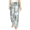 thumbnail image 1 of Uemuo African Animals Pattern Women's Wide Leg Palazzo Lounge Pants with Pockets Light Weight Loose Comfy Casual Pajama Pants-XX-Large, 1 of 9