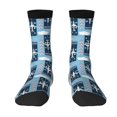 thumbnail image 1 of Uemuo Airplanes and Aviation Signs Pattern Women's Crew Socks, Soft Durable Breathable Moisture-Wicking with Odor Control Cotton socks, 1 of 9