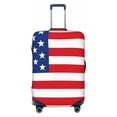 thumbnail image 1 of Uemuo America Flags3 Printed Washable Luggage Cover - Fashion Suitcase Protector Fits 18-32 Inch Luggage -Medium, 1 of 9