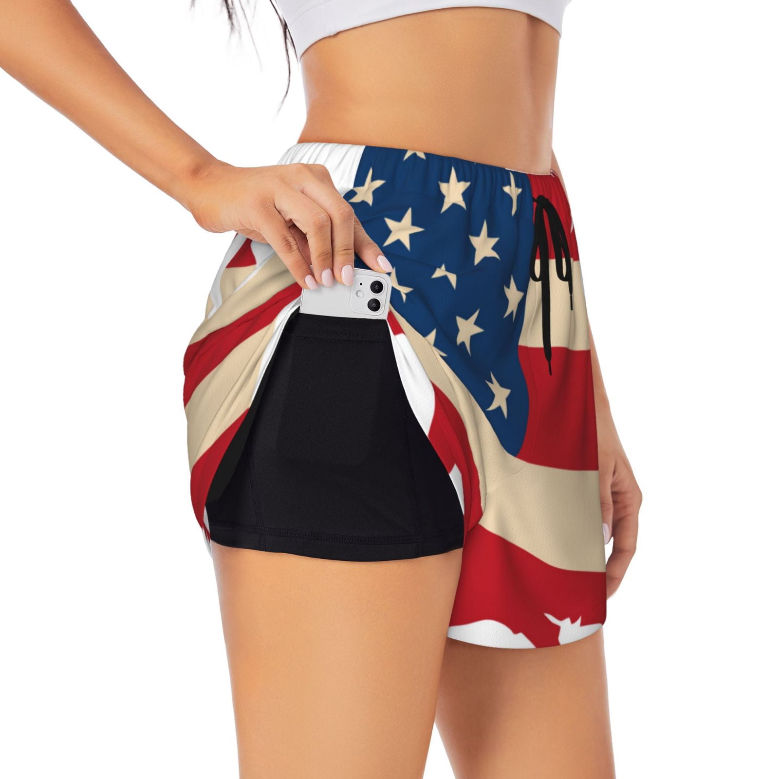 Great Description About American Flag Workout Shorts