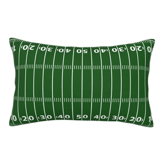 Uemuo American Football Field1 Print Throw Pillow Case – Cozy & Soft Cushion Cover, Hypoallergenic Pillow Case for Sleeping, Perfect for Women with Envelope Closure-20"x30"
