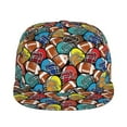 thumbnail image 1 of Uemuo American Football Pattern Women's Baseball Cap,Straight Brim Hat,Golf Dad Hat,Travel Hat,Sun Protection Cap,Everyday Accessory, 1 of 9