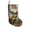 thumbnail image 1 of Uemuo American Wildlife Deer Forest Print Christmas Stockings, 18inch Xmas Hanging Stocking Decorations for Christmas Party Family Decor, 1 of 7