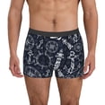 thumbnail image 1 of Uemuo Anchor and Lighthouse Pattern Men's Boxer Briefs,Trunk Anti-Chafing,Comfortable, Durable, and Stylish Underwear-, 1 of 9
