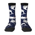 thumbnail image 1 of Uemuo Angry Shark Pattern Women's Crew Socks, Soft Durable Breathable Moisture-Wicking with Odor Control Cotton socks, 1 of 9