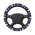 thumbnail image 1 of Uemuo Angry Shark Printed Car Elastic Steering Wheel Cover - Universal Car Accessory for Diverse Cars Anti-Slip, and Comfortable- 15", 1 of 8