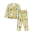 thumbnail image 1 of Uemuo Animal Tree Pattern Womens Pajama Sets,PJ Set for Women,Pajamas for Women Logo,Long Sleeve Pajama Set for Women,Soft Long Sleeve Top With Pants-Small, 1 of 9