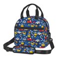 thumbnail image 1 of Uemuo Animals Rescue Team Printed Lunch Bag Lunch Box Reusable Insulated Lunch Tote Bag, Leakproof Thermal Cooler Sack Food Handbags Case High Capacity, 1 of 5