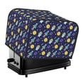 thumbnail image 1 of Uemuo Astronaut Corgi Print Toaster Cover 4 Slice, Small Kitchen Appliance Covers, Toaster Oven Cover with Loop, Bread Machine Cover Dust Cover Protection, 1 of 7
