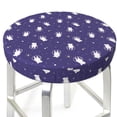 thumbnail image 1 of Uemuo Astronaut Rabbit Pattern Round Bar Stool Seat Covers Washable Stool Cushion Slipcover Elastic Bar Chair Covers-12 inch, 1 of 7