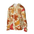 thumbnail image 1 of Uemuo Autumn Animal Maple Leaves Pattern Women's Full Zip UPF 50+ Sun Protection Hoodie Jacket Long Sleeve Sun Shirt Hiking Outdoor Performance with Pockets-Large, 1 of 9