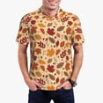 thumbnail image 1 of Uemuo Autumn Leaves 2 for Men’s Golf Shirt – Premium Pique Cotton Polo, Soft & Breathable Casual Short Sleeve Shirt, Comfortable Activewear for Sports & Leisure-4X-Large, 1 of 6