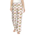 thumbnail image 1 of Uemuo Avocado Lovers Pattern Women's Wide Leg Palazzo Lounge Pants with Pockets Light Weight Loose Comfy Casual Pajama Pants-Large, 1 of 9