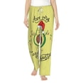 thumbnail image 1 of Uemuo Avocado Merry Christmas Pattern Women's Wide Leg Palazzo Lounge Pants with Pockets Light Weight Loose Comfy Casual Pajama Pants-XX-Large, 1 of 9