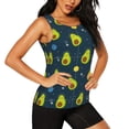 thumbnail image 1 of Uemuo Avocado in Space Pattern Workout Tank Tops for Women Breathable Moisture-wicking tank top Sleeveless Running Loose Fit Yoga Tops Active Shirts Sports Gym Exercise, 1 of 9
