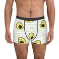 thumbnail image 1 of Uemuo Avocado of a Hear Pattern Men's Boxer Briefs,Trunk Anti-Chafing,Comfortable, Durable, and Stylish Underwear-XX-Large, 1 of 9