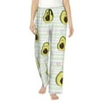 thumbnail image 1 of Uemuo Avocado of a Hear Pattern Women's Wide Leg Palazzo Lounge Pants with Pockets Light Weight Loose Comfy Casual Pajama Pants-, 1 of 9