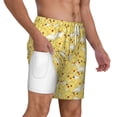 thumbnail image 1 of Uemuo Baby Chicks Pattern Mens Swim Trunks Quick Dry Board Shorts with Mesh Lining, Stretch Beach Shorts Quick Dry No-Chafing Board Shorts-Large, 1 of 9