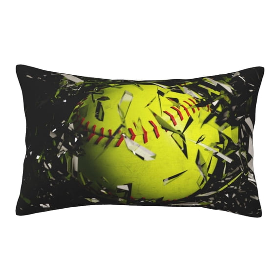 Uemuo Ball Print Throw Pillow Case – Cozy & Soft Cushion Cover, Hypoallergenic Pillow Case for Sleeping, Perfect for Women with Envelope Closure-16"x24"