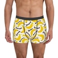 thumbnail image 1 of Uemuo Banana Fruit Pattern Men's Boxer Briefs,Trunk Anti-Chafing,Comfortable, Durable, and Stylish Underwear-Small, 1 of 9