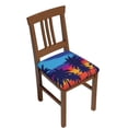 thumbnail image 1 of Uemuo Beach with Palm Trees Pattern Waterproof Square Couch Cushion Covers, Magic Sofa Covers Washable, Stretch Sofa Seat Cushion Slipcovers, 1 of 1