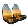 thumbnail image 1 of Uemuo Beautiful Golden Sunflower Field Pattern Car Seat Covers for Front Seats Waterproof Seat Covers for Cars, Universal Auto Front Seats Protector Fits for Car-2 PCS, 1 of 6
