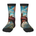 thumbnail image 1 of Uemuo Beautiful Red Train Hot Air Balloon Printed Kids Boys Socks Seamless Crew Socks Crazy Funny Athletic Sport Socks for Children, 1 of 6