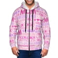 thumbnail image 1 of Uemuo Best Mom ever for Men's Fashion Full-zip Hoodies & Sweatshirts with Kangaroo Pocket, Zip-up Hooded Sweatshirt, Moisture Wicking & Breathable-Large, 1 of 5