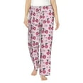 thumbnail image 1 of Uemuo Bike with Donut Wheels Pattern Women's Wide Leg Palazzo Lounge Pants with Pockets Light Weight Loose Comfy Casual Pajama Pants-Small, 1 of 9
